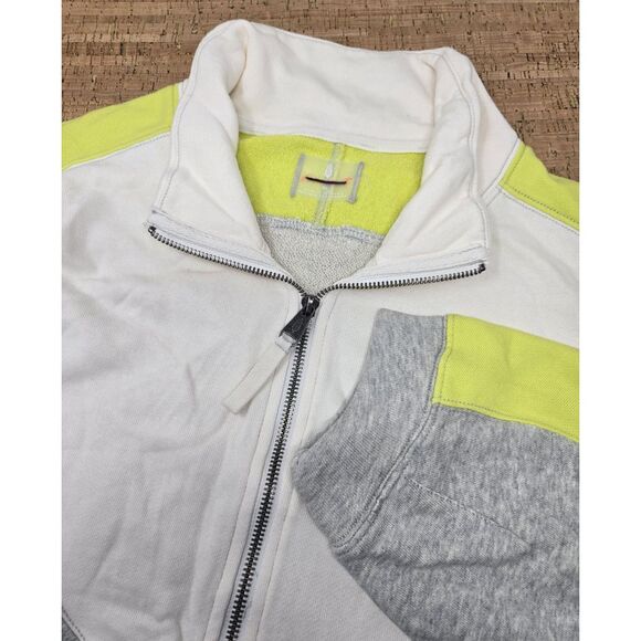 Free People Tops - Free People Sweatshirt Womens XL Split‎ Second Pullover Half Zip Funnel Neck OS